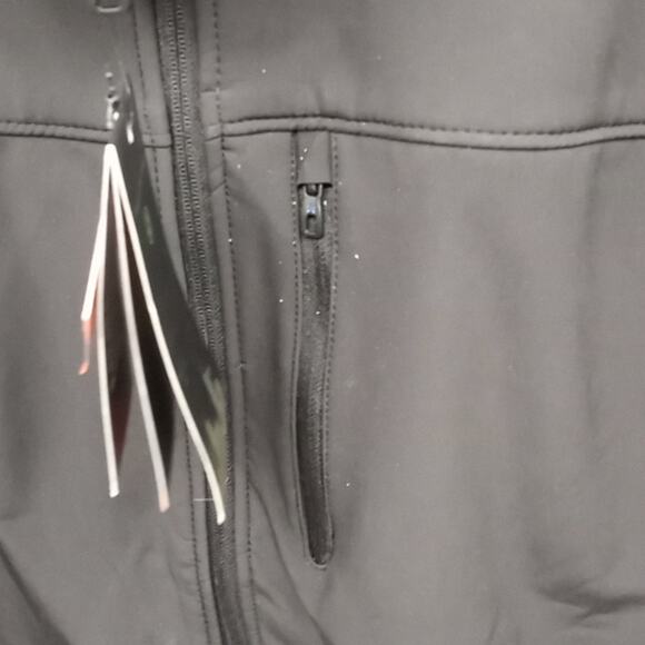 Hawk & Co. Men's NWT Athletic Black Stretch Soft Shell Performance Jacket 2XL - Picture 5 of 16